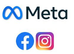 Logo Meta Facebook Instagram